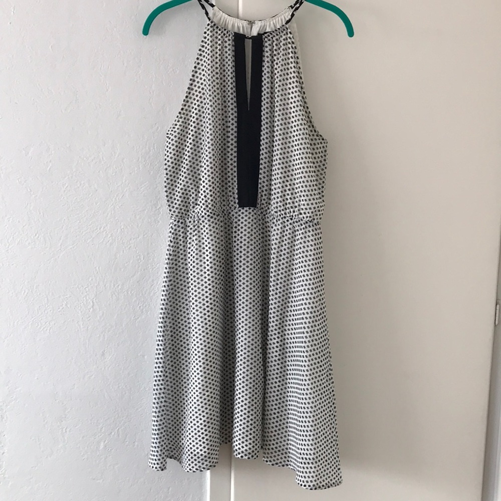 H&M black & white dress